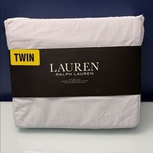 NWT Ralph Lauren Twin Striped Sheet Set